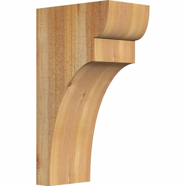 Ekena Millwork Yorktown Rough Sawn Corbel, Western Red Cedar, 6"W x 10"D x 18"H COR06X10X18YOR00RWR - main